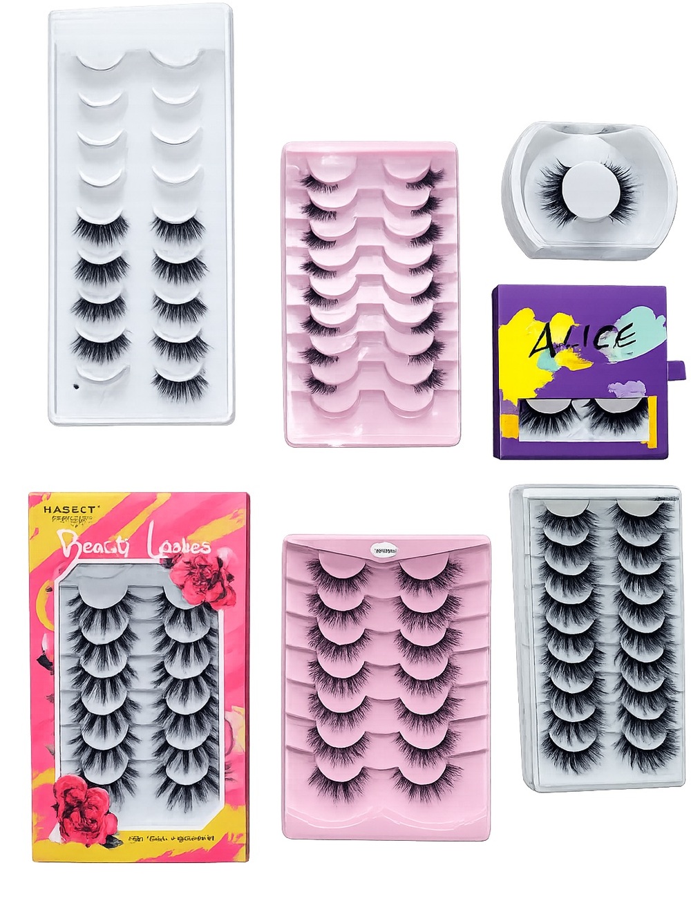 ✨ False Eyelash Bundle – Multiple Styles & Sets ✨